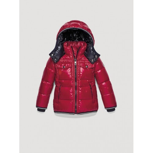Doudoune Moncler Enfant Classique Rouge