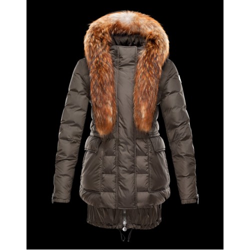 Doudoune Moncler Lynx Femme Vert Fonc&eacute;